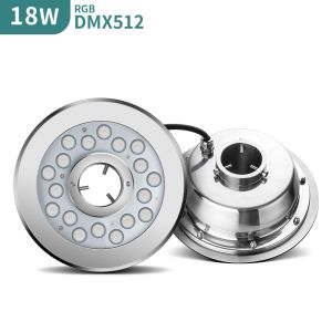 SMD3535 RGB DMX512 Control Water Fountain Lights 600LM 18W VDE