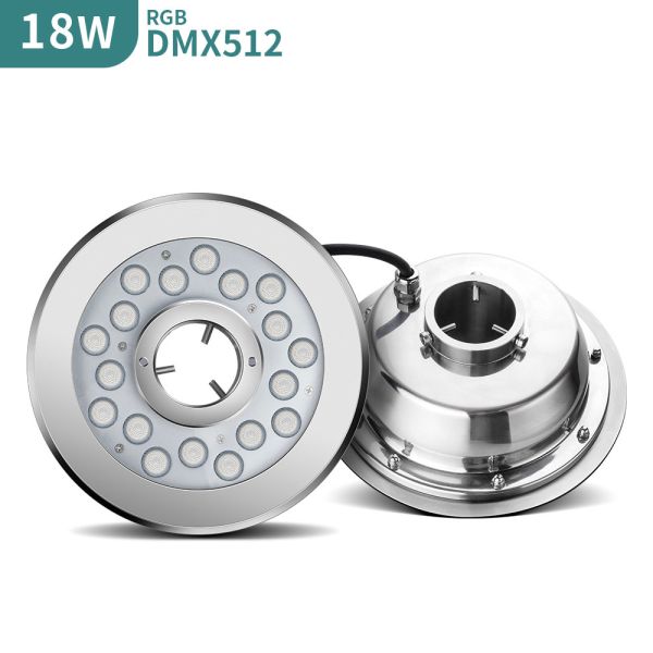 Buy SMD3535 RGB DMX512 Control Water Fountain Lights 600LM 18W VDE at wholesale prices