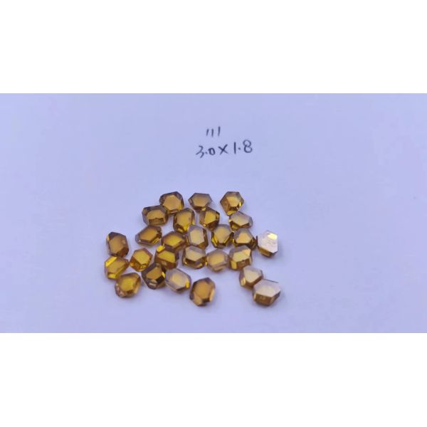 High Purity Mono Crystal Diamond Plate 111 Orientation HPHT Diamond For Wire Die