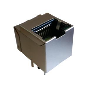 Quality HFJV1-1G41RL Rj45 Vertical Mount HFJV1-1G46RL 10 / 100 / 1000Base-T Ethernet for sale