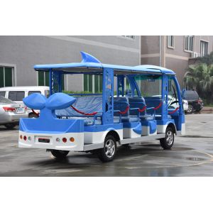 Dolphin Style Design 14 Seater Electric Mini Tourist Bus for Sightseeing