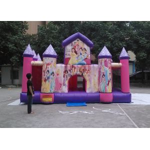 Quality Indoor 120Kg Inflatable Bounce Houses Playground With Princess Theme for sale