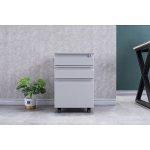 Metal Mobile Filing Storage Pedestal For Office
