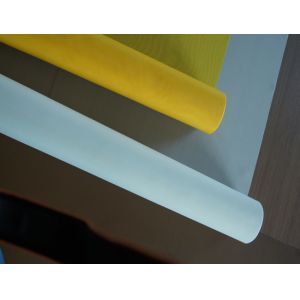 China Yellow / White Polyester Screen Mesh 100% Monofilament Plain Weave Type on sale