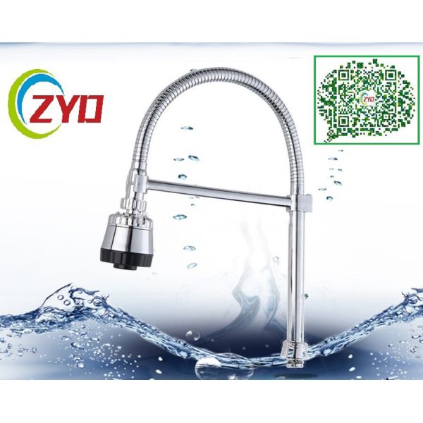 Buy Chromeplated Swivel Spout , Kitchen Tap Spout Replacement Plastic Braket at wholesale prices