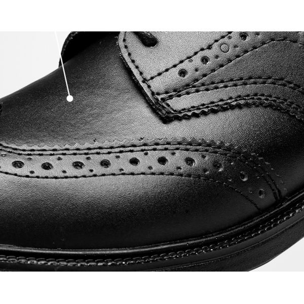 Comfortable Safety Shoes Cowhide Leather Safety Shoes Steel Toe For Men Safety Shoes Kevlar Work Shoes Rubber Sole Work Shoes