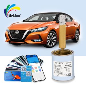 Brilliant Gold Refinish Car Paint Repair UV Resistant Weatherproof