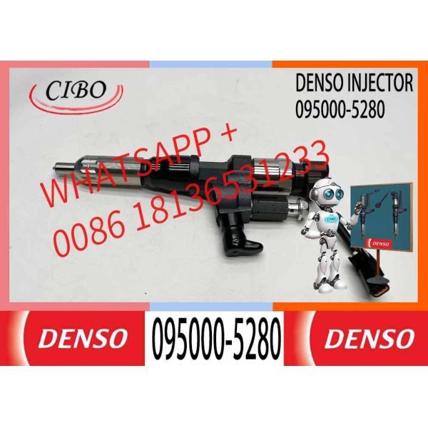 Remanufactured Engine Diesel Fuel Injector 095000-5280 for HINO Truck J08E 23910-1360 23670-E0291 23670-E0290