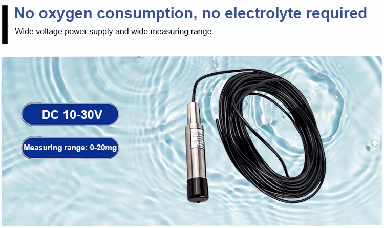IP68 DO Measurement Sensor Meter Probe for Accurate Water Dissolved Oxygen Measurement