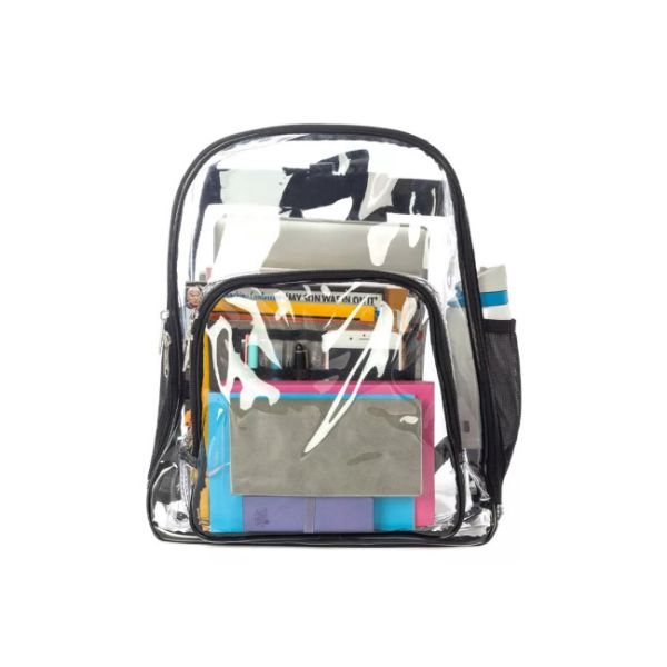 Buy Transparent Clear PVC Business Casual Backpack Foldable For Travel at wholesale prices