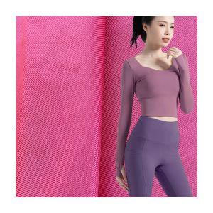 75% Nylon 25% Lycra Fabric 4 Way Stretch Color Fastness 3.5-4.0 Grade Yarn Count