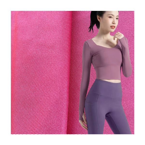 75% Nylon 25% Lycra Fabric 4 Way Stretch Color Fastness 3.5-4.0 Grade Yarn Count