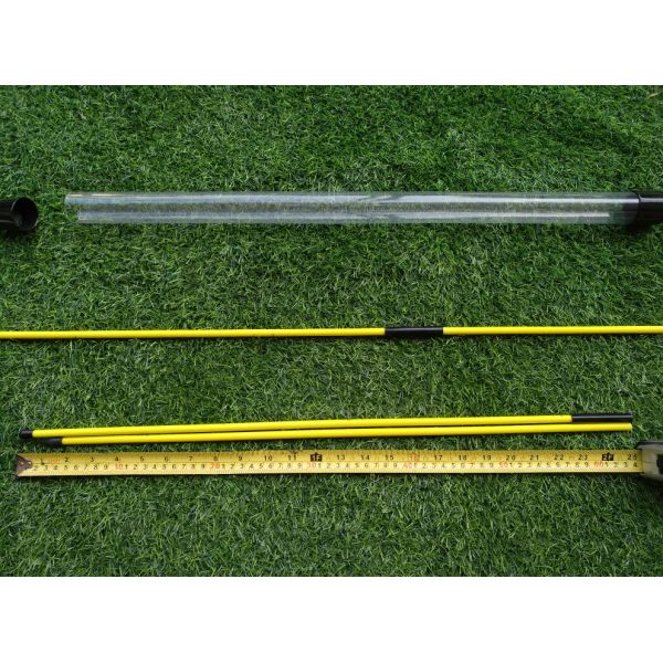 folded golf alignment stick , folding golf alignment sticks , two-double golf training aid