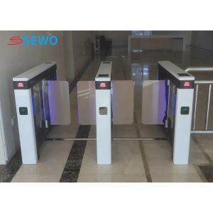 Elegant Swing Gate Turnstile SUS304 Stainless Steel Passing Width ≤1100mm