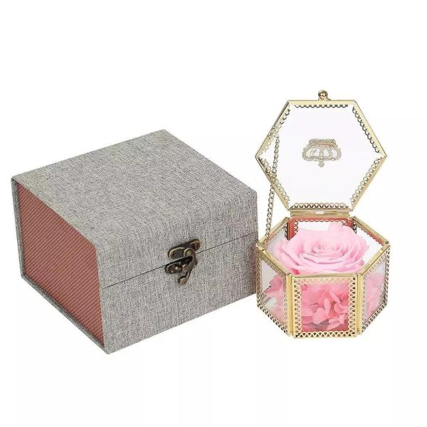 Wholesale preserved flower gift box Preserved Flowers Flower Crafts Preserved roses preserved roses