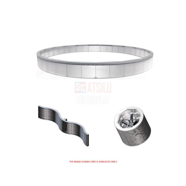 Buy Indoor & Outdoor Flexible Transparent LED Display Curved LED Curtain Screen Video Wall at wholesale prices