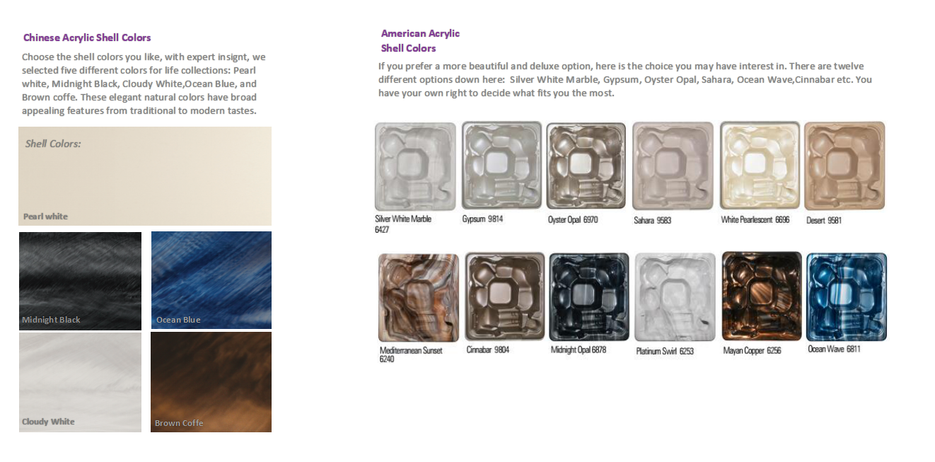 Ponfit Freestanding Spa Tub , Balboa Hot Tubs 2 Filters Whirlpool Spa With UV Light