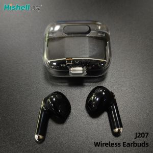 BT5.3 EDR Wireless Bluetooth Earbuds With Transparent Cover Design