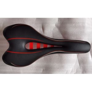 China Steel Rails Black Waterproof Bike Saddle For Maximum Comfort / Support on sale