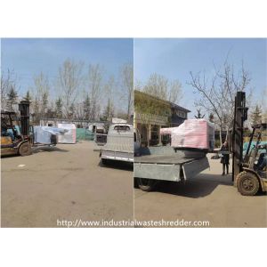 200HP Plastic Waste Shredding Machine Rotating Blades Cutting