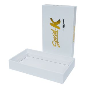 White Cardboard Foil Stamping Electronics Packing Boxes For Electronic Cigarette