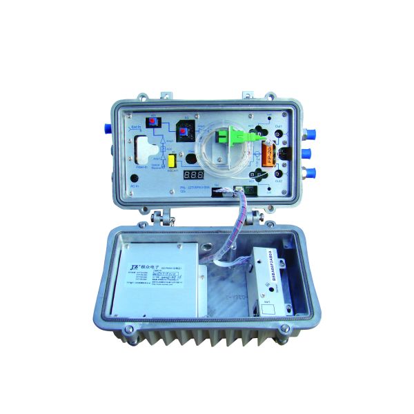 CATV 4 Outputs Outdoor Optical Node / Two Way FTTB Optical Receiver With AGC WDM