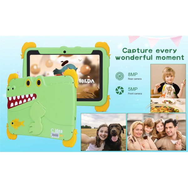 C idea 10.1 inch Kids Tablet PC With Case Eyes Protection ips HD Screen Pre-Install IWAWA P1150