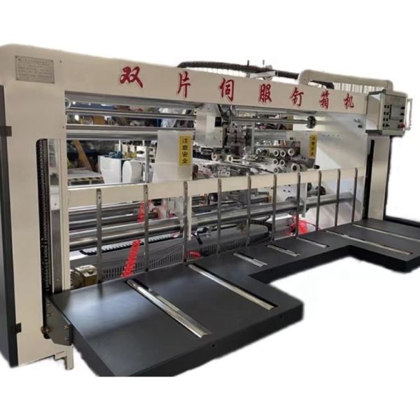 Buy Versatile Semi-automatic Double Jointed Stitching Machine for Carton Box Nail Packing at wholesale prices
