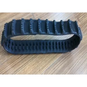 Quality 50mm Wide Continuous Robot Rubber Tracks With Joint Free Links for sale