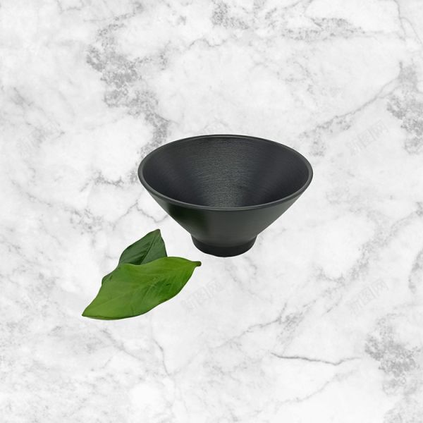 Buy Ramen Melamine Soup Bowl Non Toxic Melamine Noodle Bowl Matte Black at wholesale prices