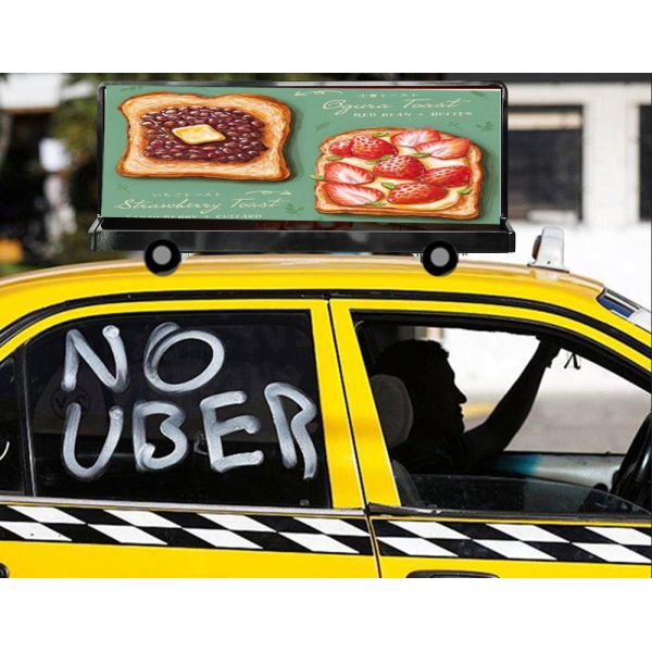 P2.5 Taxi LED Display with Wide Viewing Angle and High Refresh Rate for Optimal