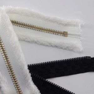 TGKELL Long Chain Zipper , Plastic Aluminium Resin Brass Zipper Tape