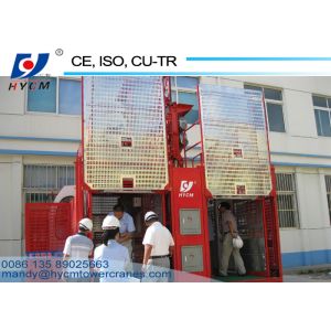 2T Double Cage/Cabin SC200 Building Hoist Construction Elevator