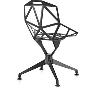 Treated Aluminum Magis Modern Classic Office Chair One With 4 Star Base
