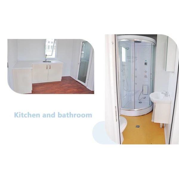 Small European Modern Style Foldable Prefabricated Modular Homes For Living