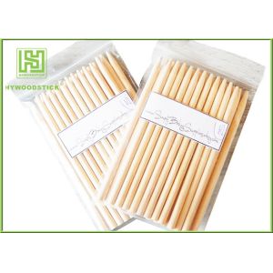 Two Points Natural Wood Sticks Wooden Dowels For Crafts With Chamfer Angles