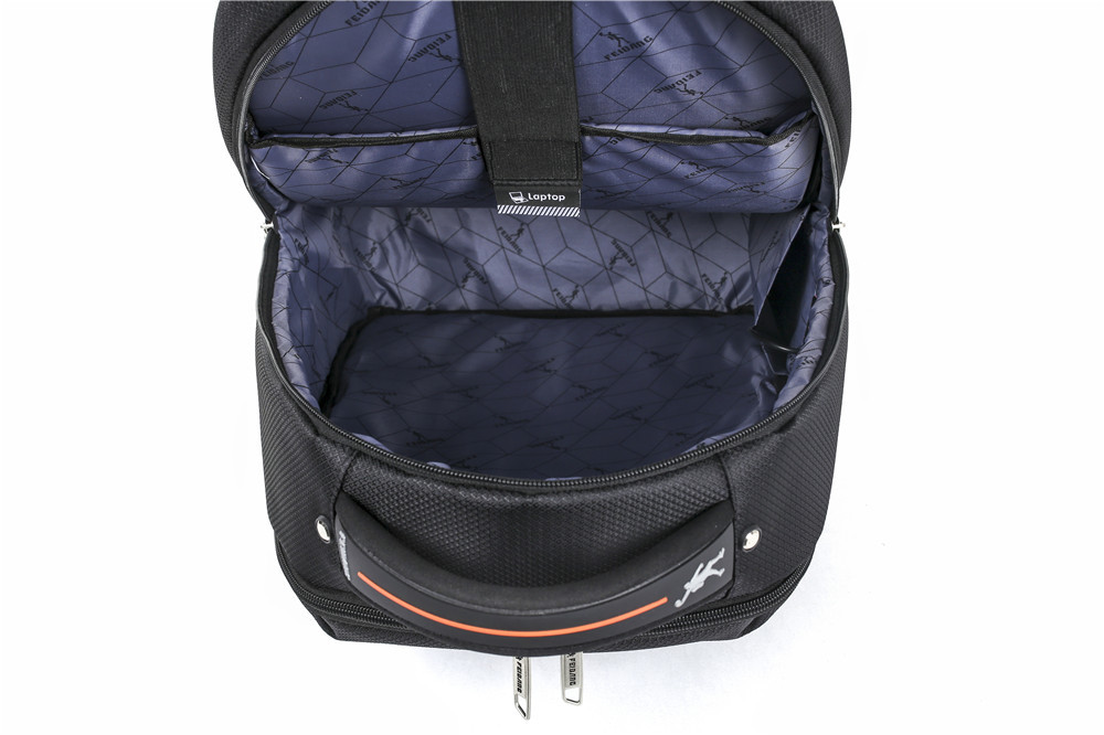 Logo Customized Customized Nylon Backpack Zipper Closure For College