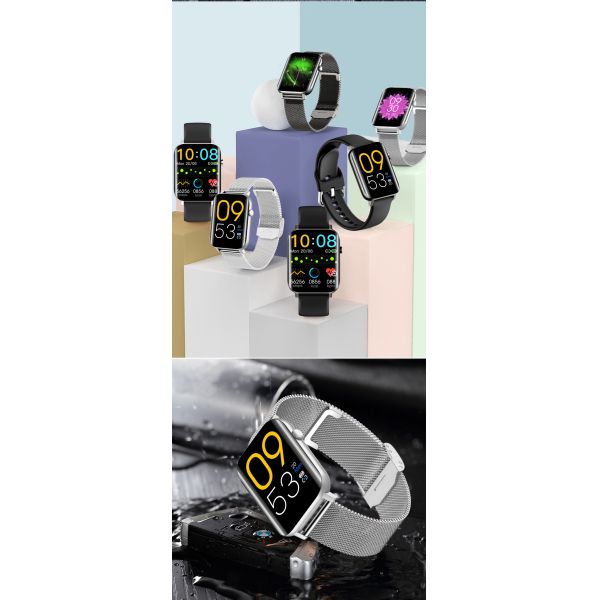 Wholesale KKJ Smart Watch Blood Oxygen Heart rate Detection IP68 Waterproof NY15 Reloj Smartwatch 2021