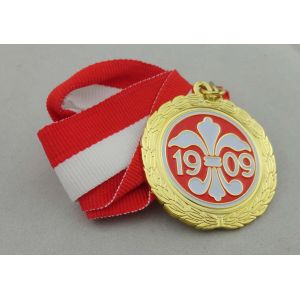 3D Nickel Ribbon Medals Without Enamel For Carnival