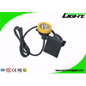 China 15000lux Brightness Miners Cap Lamp 216lum Illuminous With 16 Hours Working Time on sale