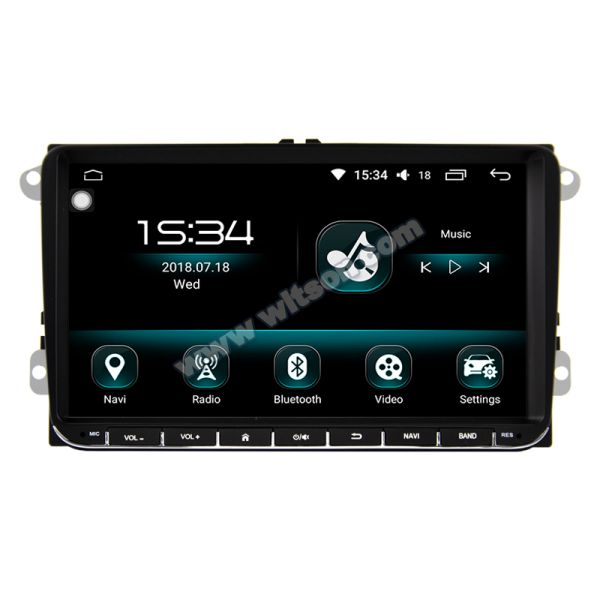Buy 9" Screen OEM Style without DVD Deck For VW Volkswagen Passat B6 Passat B7 Car Stereo at wholesale prices
