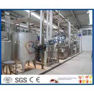 Complete 2000LPH Smart Integrated Dairy Processing Plant 500ml Bottle Filling