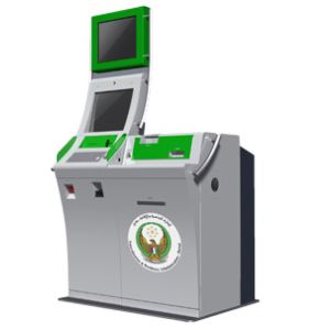 High Definition Self Service Payment Kiosk With Passport Scanner And Visa Master