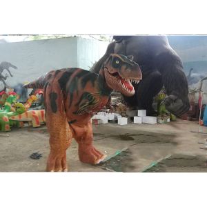 Sillicon Rubber Soft Skin Realistic Dinosaur Costume Handmade Life Size