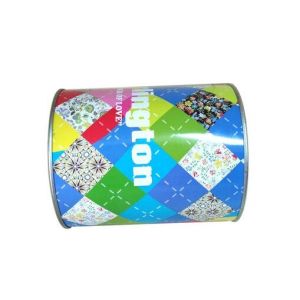 Custom printing round sweet tin boxes wholesaler