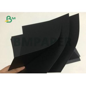 Printable 110gsm 150gsm Double Solid Black Cardboard For Cosmatic Package Box