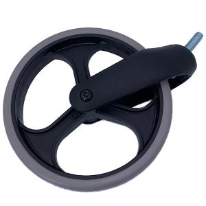 8" Thermoplastic Rubber Wheelchair Front Casters For Rehabilitation Equipmen