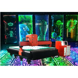 Glass Laser Subsurface Engraving Machine 1830 * 2500mm , CNC Laser Engraver