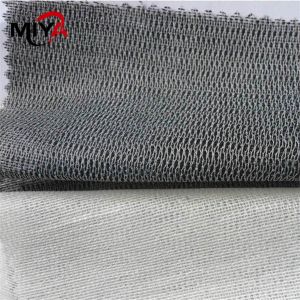 Width 150cm Weft Insert Knitted Fusible Interlining Viscose Material