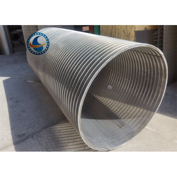 Stainless 304 25mm Dia Cylindrical Wedge Wire Screens Solid Liquid Separation